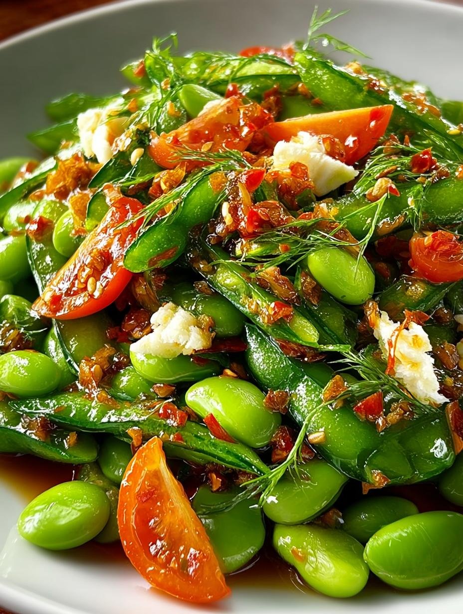 Chili Crisp Snap Pea Salad: A Spicy Fresh Delight