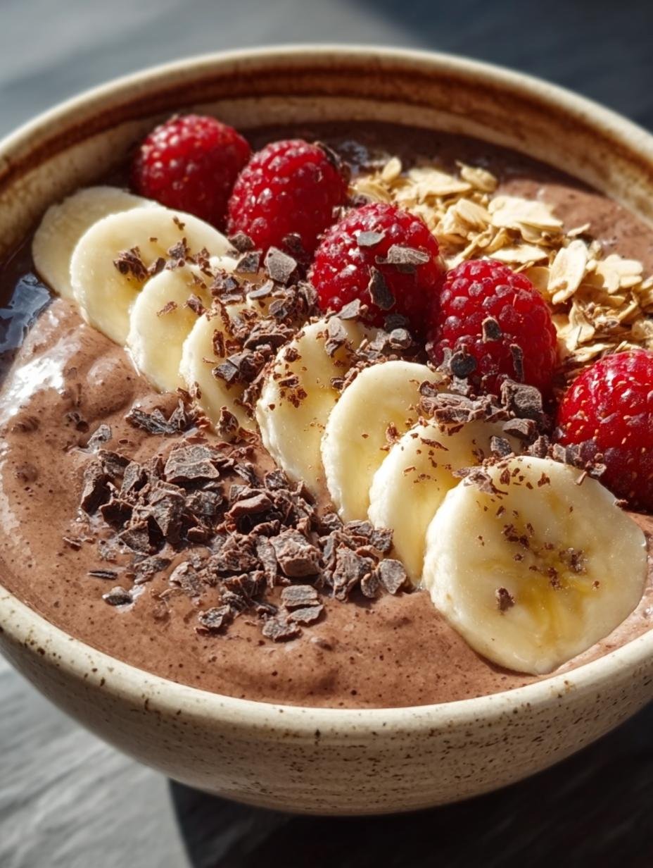 Chocolate Banana Smoothie Bowl