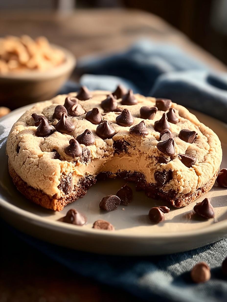 Decadent Chocolate Chip Peanut Butter Pie Recipe - Chocolate Chip Peanut Butter - main visual representation