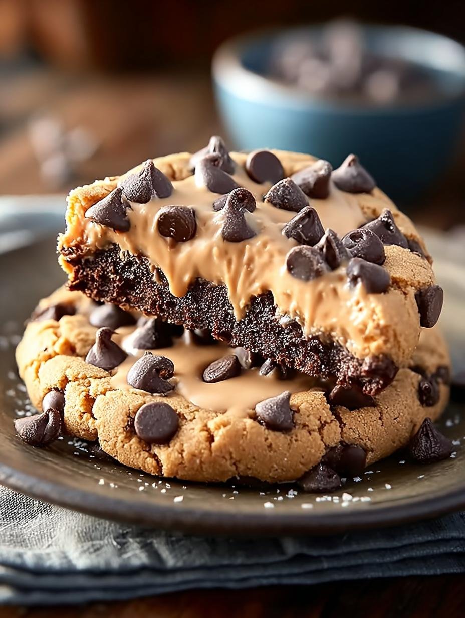 Decadent Chocolate Chip Peanut Butter Pie Recipe - Chocolate Chip Peanut Butter - additional detail