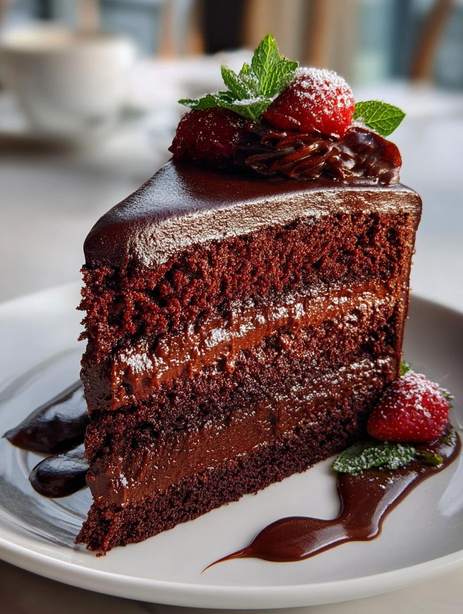 Chocolate Valentines Cake Delightful for Lovers