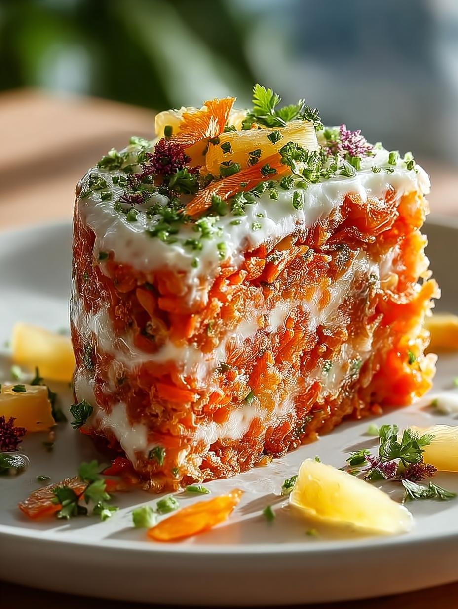 Delicious Christmas Hawaiian Carrot Pineapple Cake - Christmas Hawaiian Carrot Pineapple - main visual representation