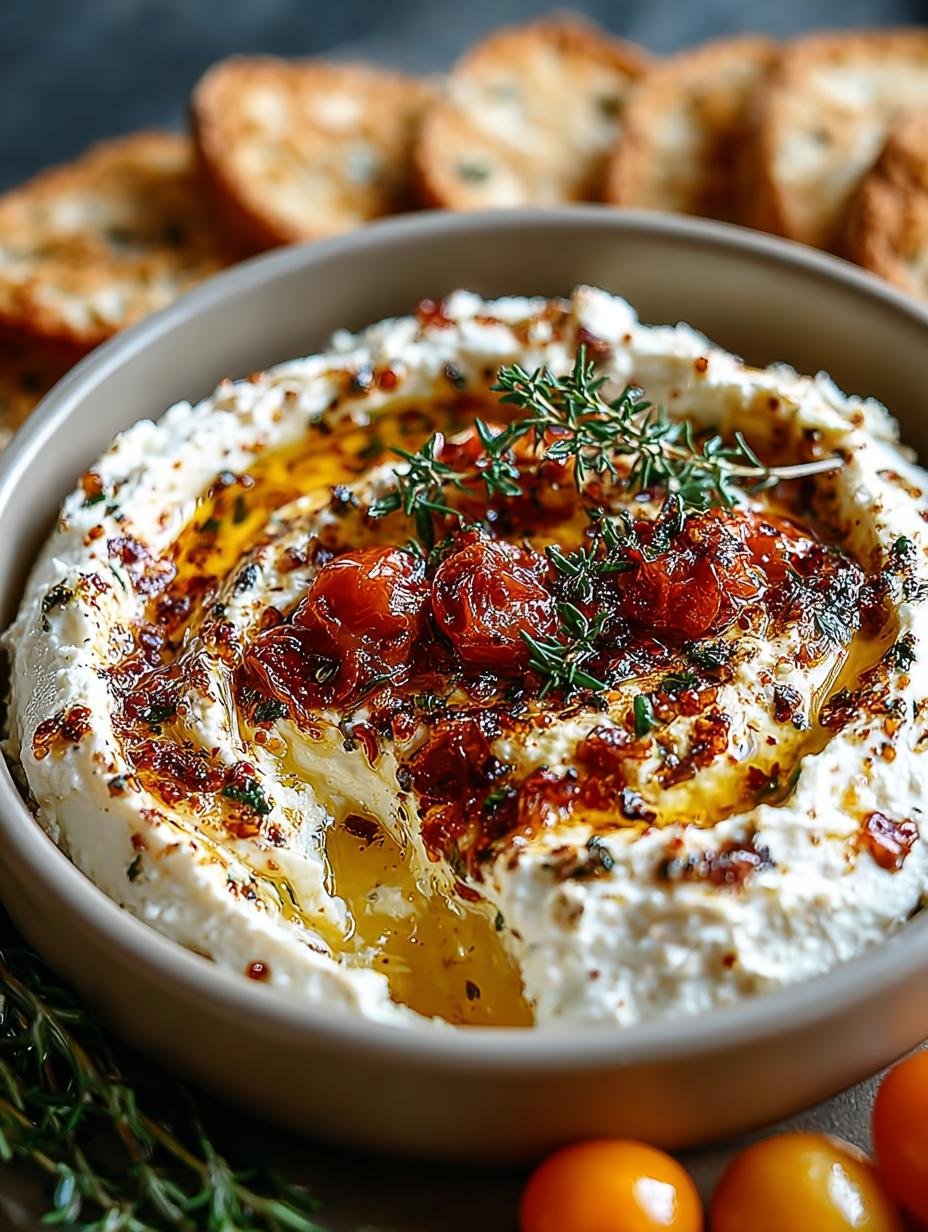 Delicious Classy Spicy Ricotta Dip with Hot Honey - Classy Spicy Ricotta Dip - additional detail