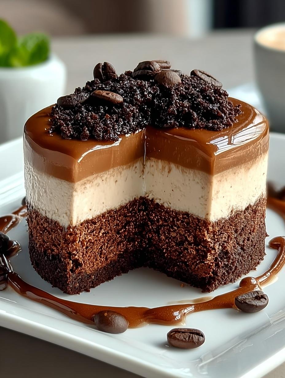 Decadent Coffee Brownie Cheesecake: 12 Irresistible Layers - Coffee Brownie Cheesecake - main visual representation