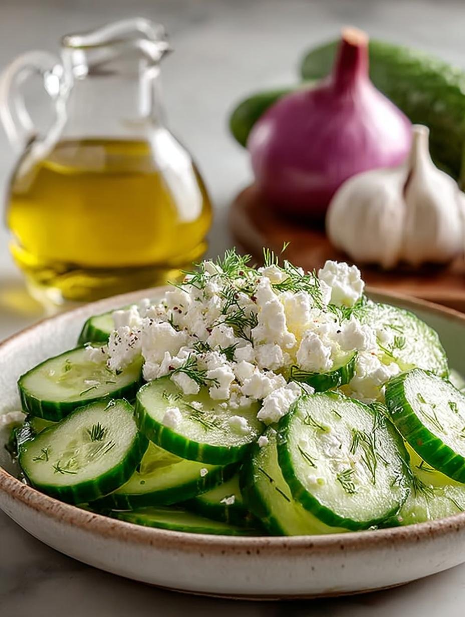 Delicious Cottage Cheese Cucumber Salad for Summer