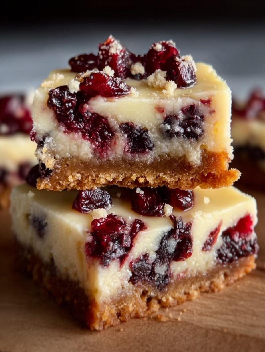 Delicious Cranberry Bliss Bars for Festive Moments - Cranberry Bliss Bars - main visual representation