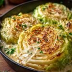 Creamy Garlic Parmesan Cabbage