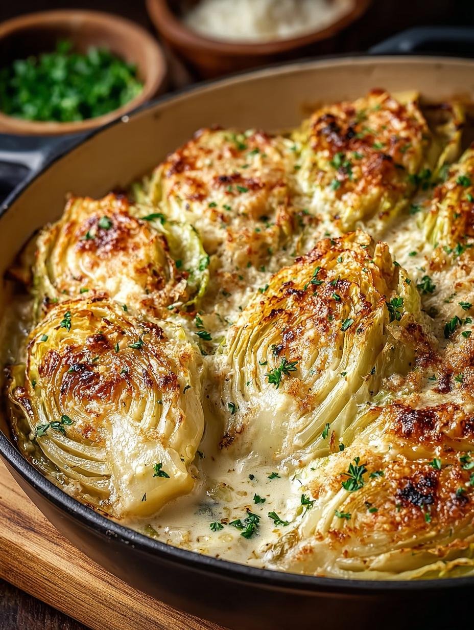 Creamy Garlic Parmesan Cabbage: 7 Rich Comforts - Creamy Garlic Parmesan Cabbage - additional detail