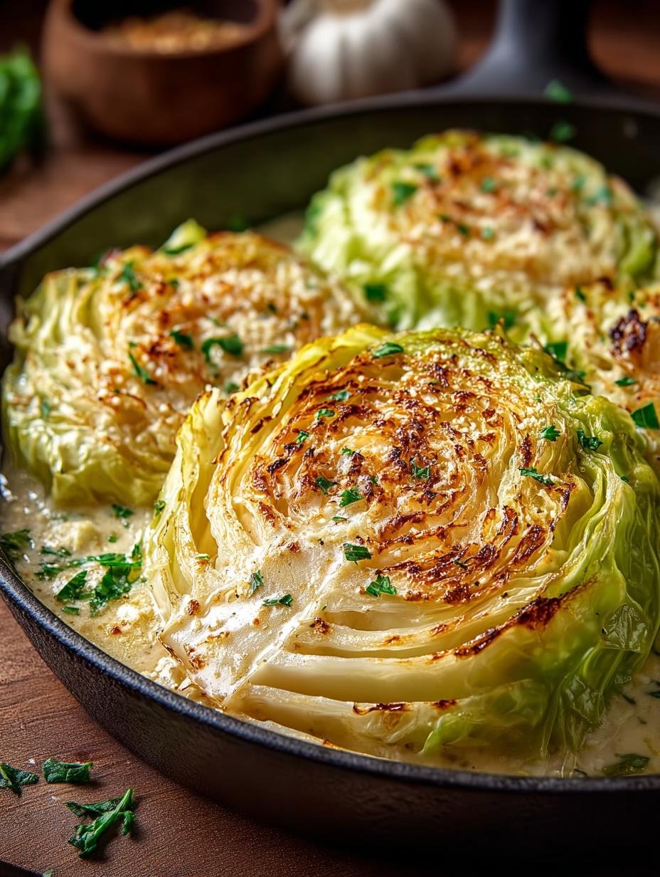 Creamy Garlic Parmesan Cabbage: 7 Rich Comforts