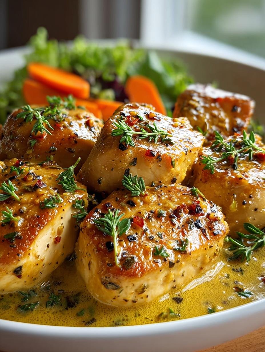 Delicious Creamy Honey Mustard Chicken Recipe to Try - Creamy Honey Mustard Chicken - main visual representation