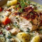 Creamy Keto Chicken Pot