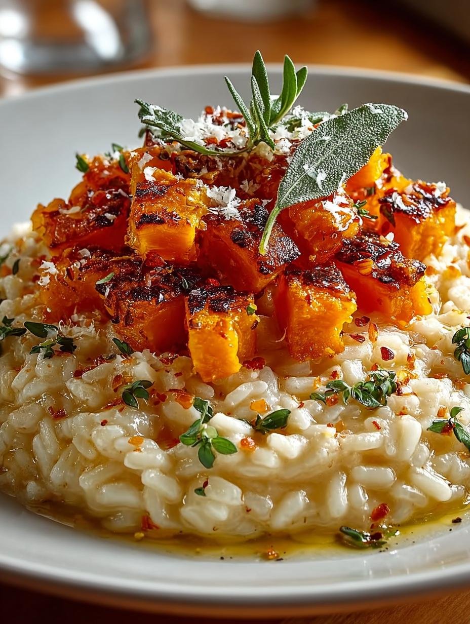 Creamy Roasted Butternut Squash Risotto to Savor