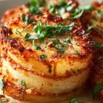 Crispy Roasted Garlic Parmesan