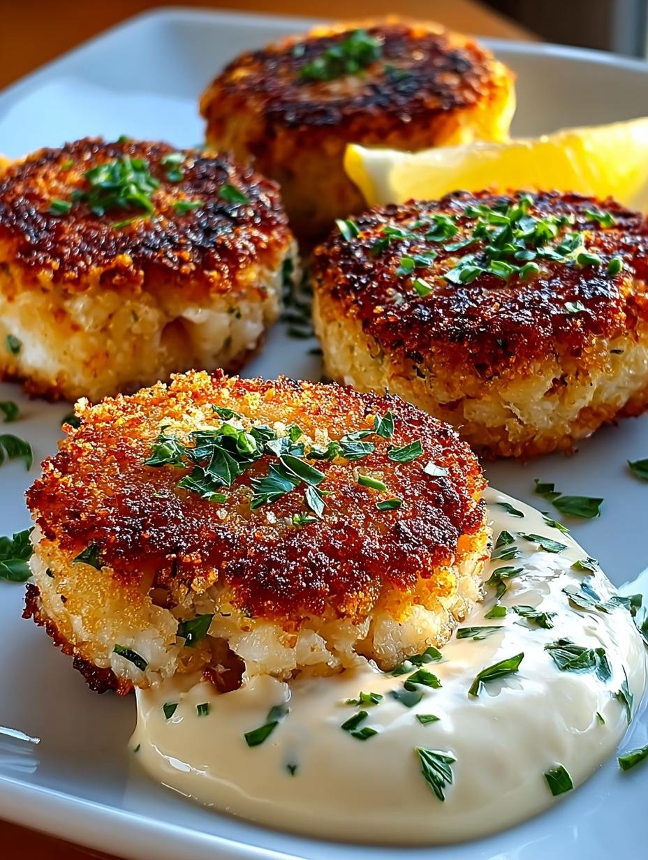 Crispy Shrimp Cakes with Zesty Lemon Aioli Delight - Crispy Shrimp Cakes with - main visual representation