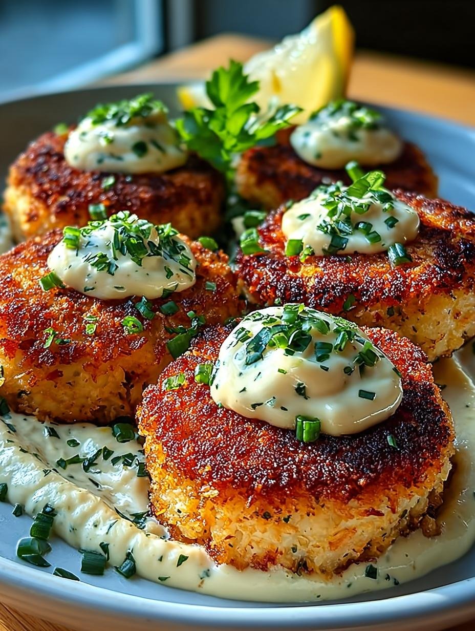Crispy Shrimp Cakes with Zesty Lemon Aioli Delight - Crispy Shrimp Cakes with - additional detail