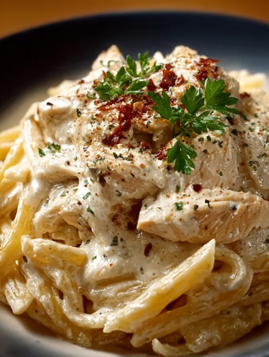 Easy Crockpot Chicken Alfredo: Your Comfort Food Solution - Crockpot Chicken Alfredo - main visual representation