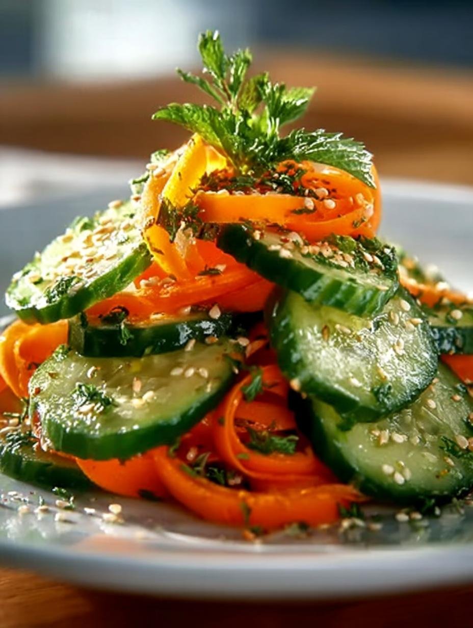 Cucumber Carrot Salad: 5 Spicy Asian Twists to Try - Cucumber Carrot Salad - main visual representation