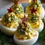 Deviled Egg Christmas Trees