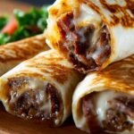 French Dip Tortilla Roll