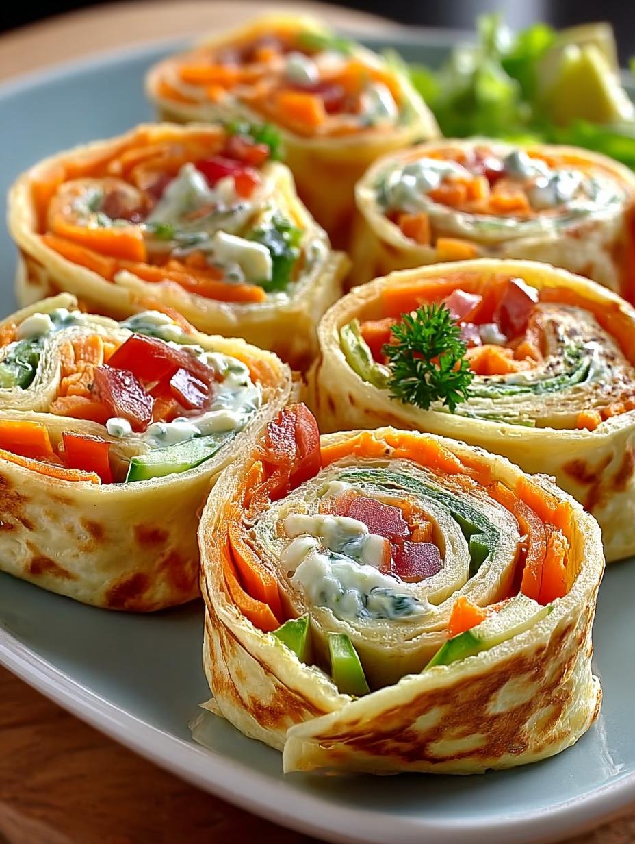 Delicious Fresh Vegetable Tortilla Roll Recipe for Joy - Fresh Vegetable Tortilla Roll - main visual representation