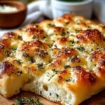 Garlic Parmesan Focaccia Bread