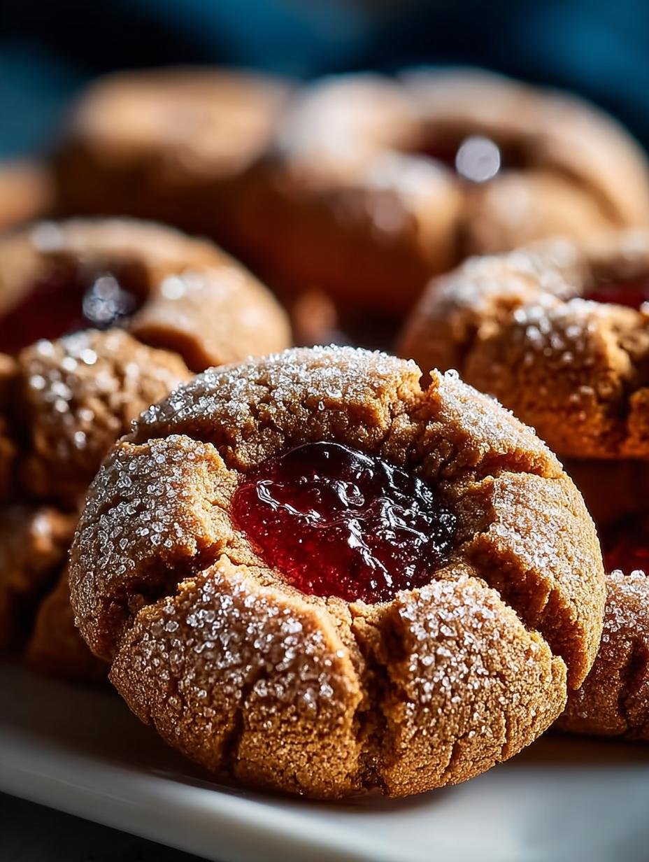 Ultimate Gin Gingerbread Thumbprint Cookies Recipe - Gin Gingerbread Thumbprint Cookies - additional detail