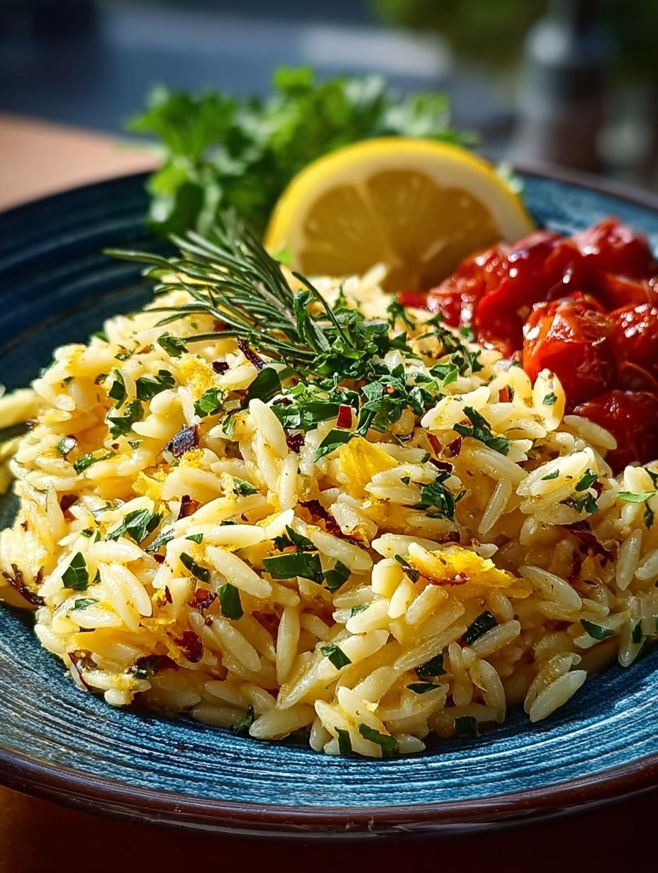 Delicious Greek Lemon Orzo: A Zesty Delight for All - Greek Lemon Orzo - main visual representation