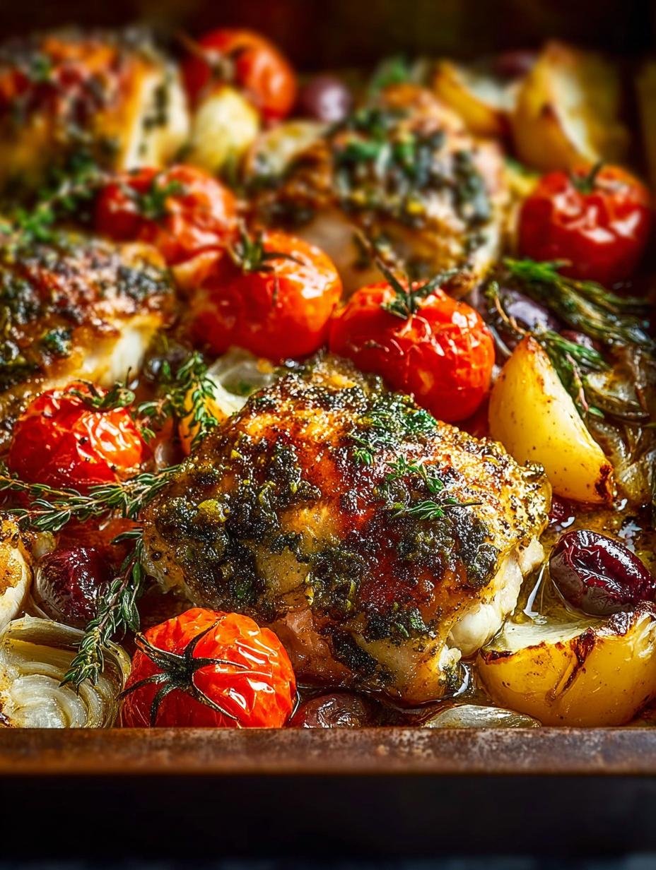 Greek Sheet Pan Chicken: 5 Quick and Delicious Variations - Greek Sheet Pan Chicken - additional detail
