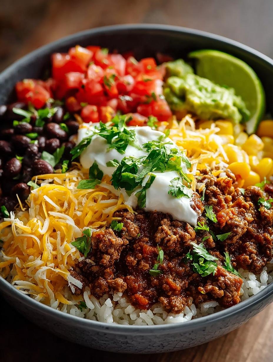 Delicious Ground Beef Burrito Bowl for Easy Meals - Ground Beef Burrito Bowl - additional detail