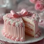 Heart Pink Cake with