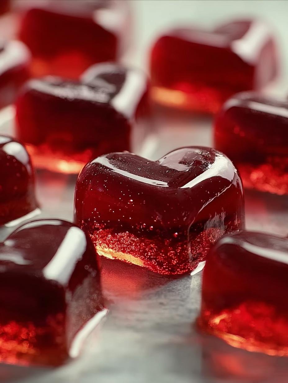 Heart Shaped Jello Shots