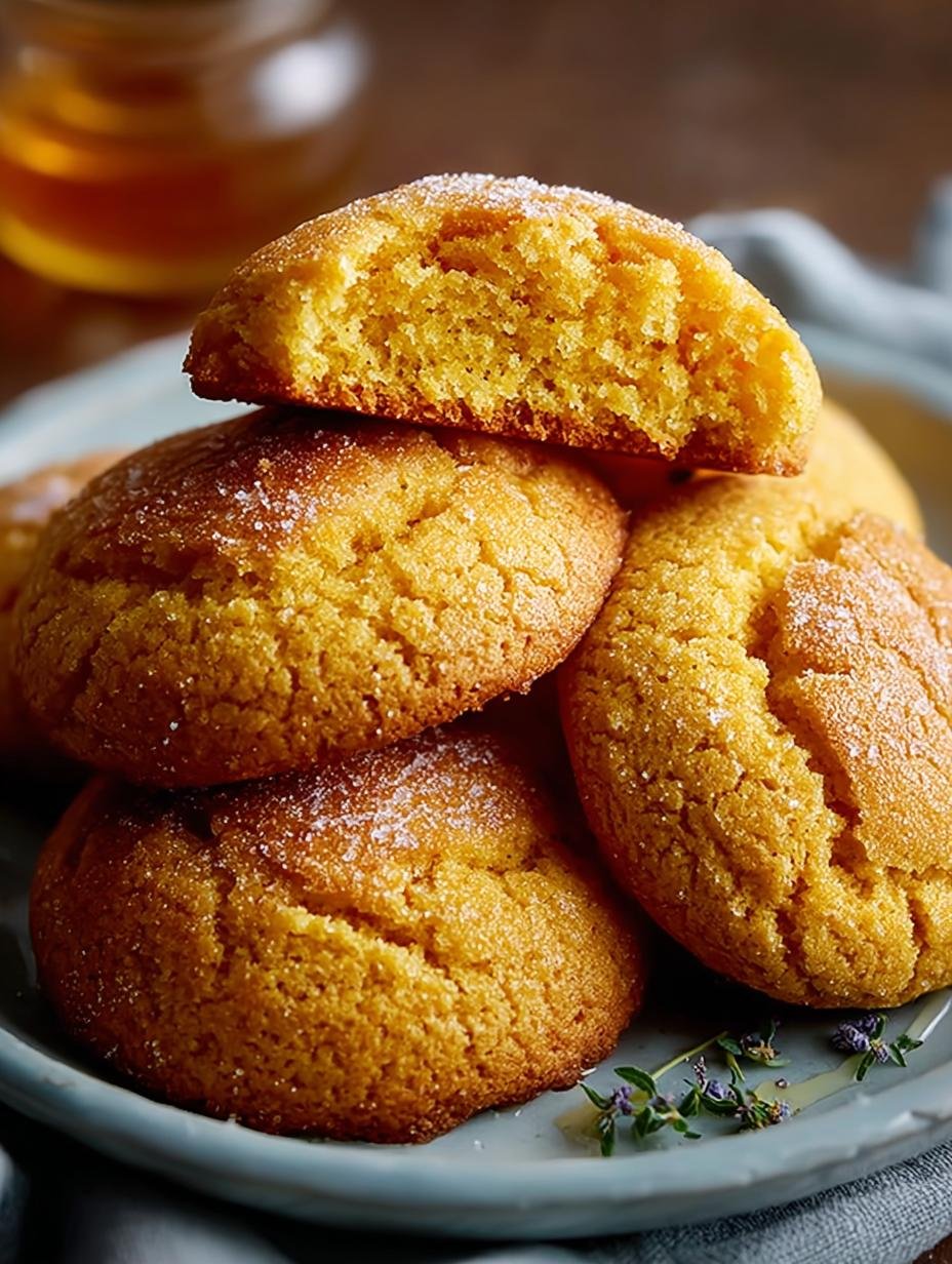 Honey Cornbread Cookies For Sweet Moments