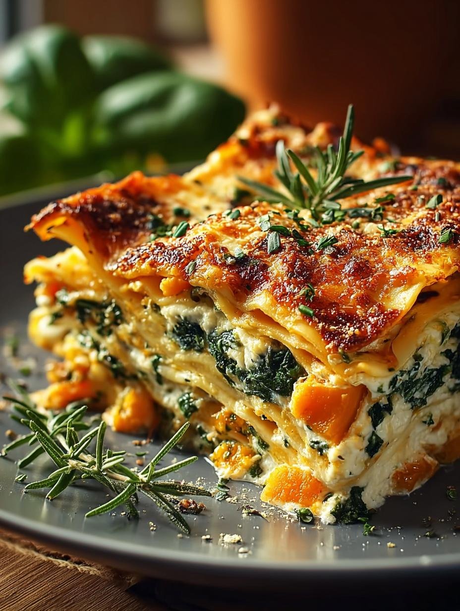 Incredible Pumpkin Spinach Lasagna: 7 Comforting Layers - Incredible Pumpkin Spinach Lasagna - additional detail