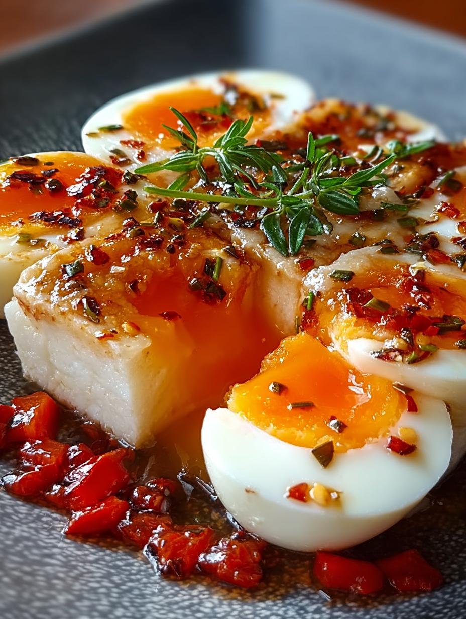 Irresistible Mayak Eggs marinated in soy sauce and spices, served beautifully