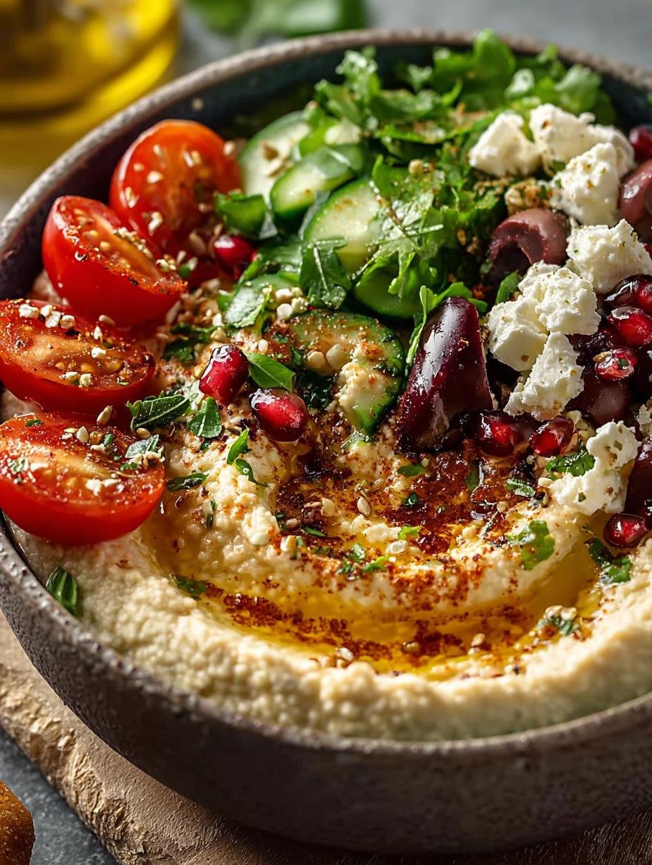 Delicious Mediterranean Hummus Bowl: 5 Flavorful Ideas - Mediterranean Hummus Bowl - additional detail