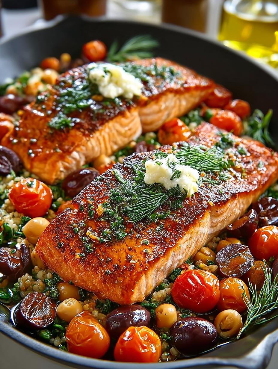 30-Minute Mediterranean Salmon for a Flavor Burst - Mediterranean Salmon - main visual representation