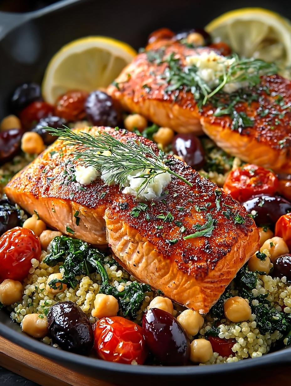 30-Minute Mediterranean Salmon for a Flavor Burst - Mediterranean Salmon - additional detail