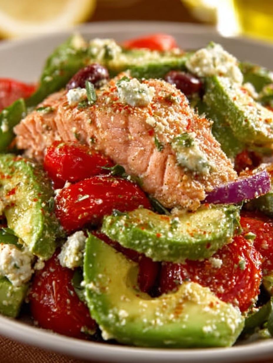 Mediterranean Salmon Avocado Salad: 7 Reasons to Love It - Mediterranean Salmon Avocado Salad - main visual representation