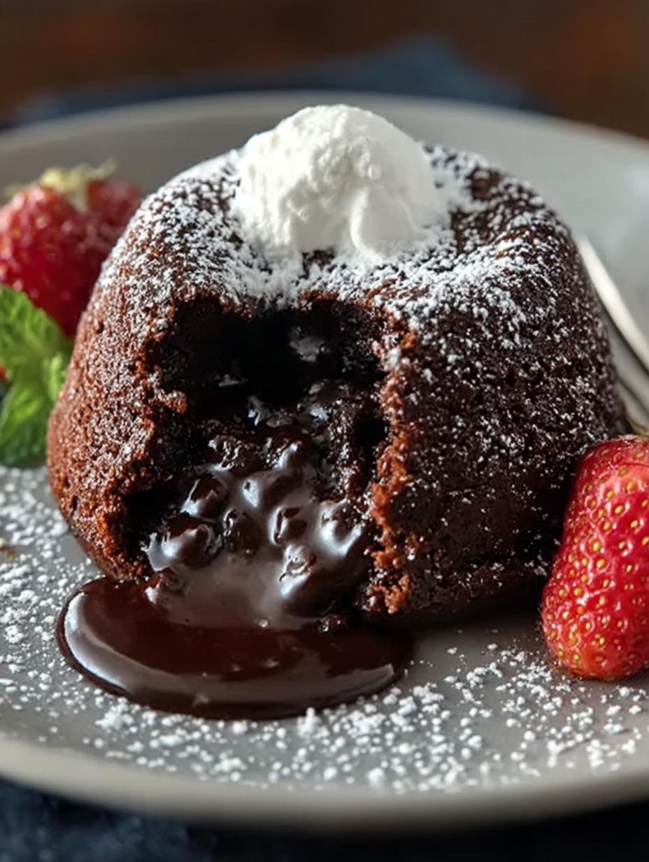 Molten Chocolate Lava Cake: 5 Simple Steps to Decadence - Molten Chocolate Lava Cake - additional detail