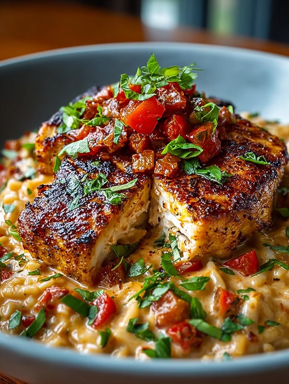 Delicious One Pot Cajun Chicken Alfredo Orzo Recipe - One Pot Cajun Chicken - additional detail