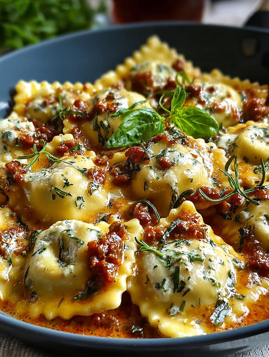 One Pot Ravioli Creamy Delight for Quick Family Dinners