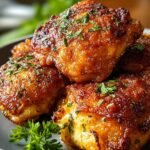 Oven Fried Chicken Thighs