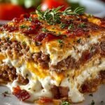 Parmesan Garlic Bacon Cheeseburger