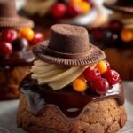 Pilgrim Hat Cookies Festive