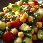 Protein Packed Chickpea Cucumber
