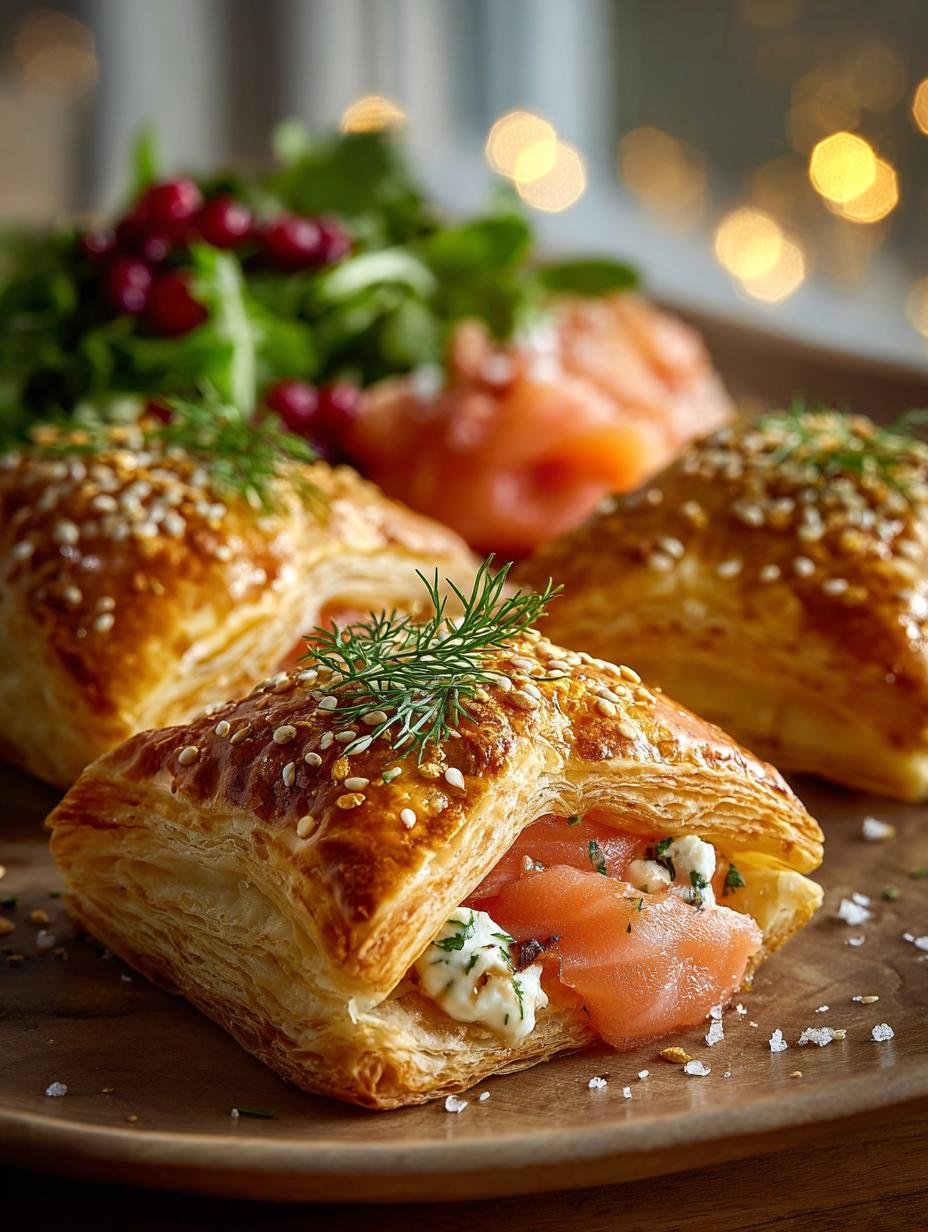 Puff Pastry Stars with Salmon: 12 Impressive Appetizers - Puff Pastry Stars with - main visual representation