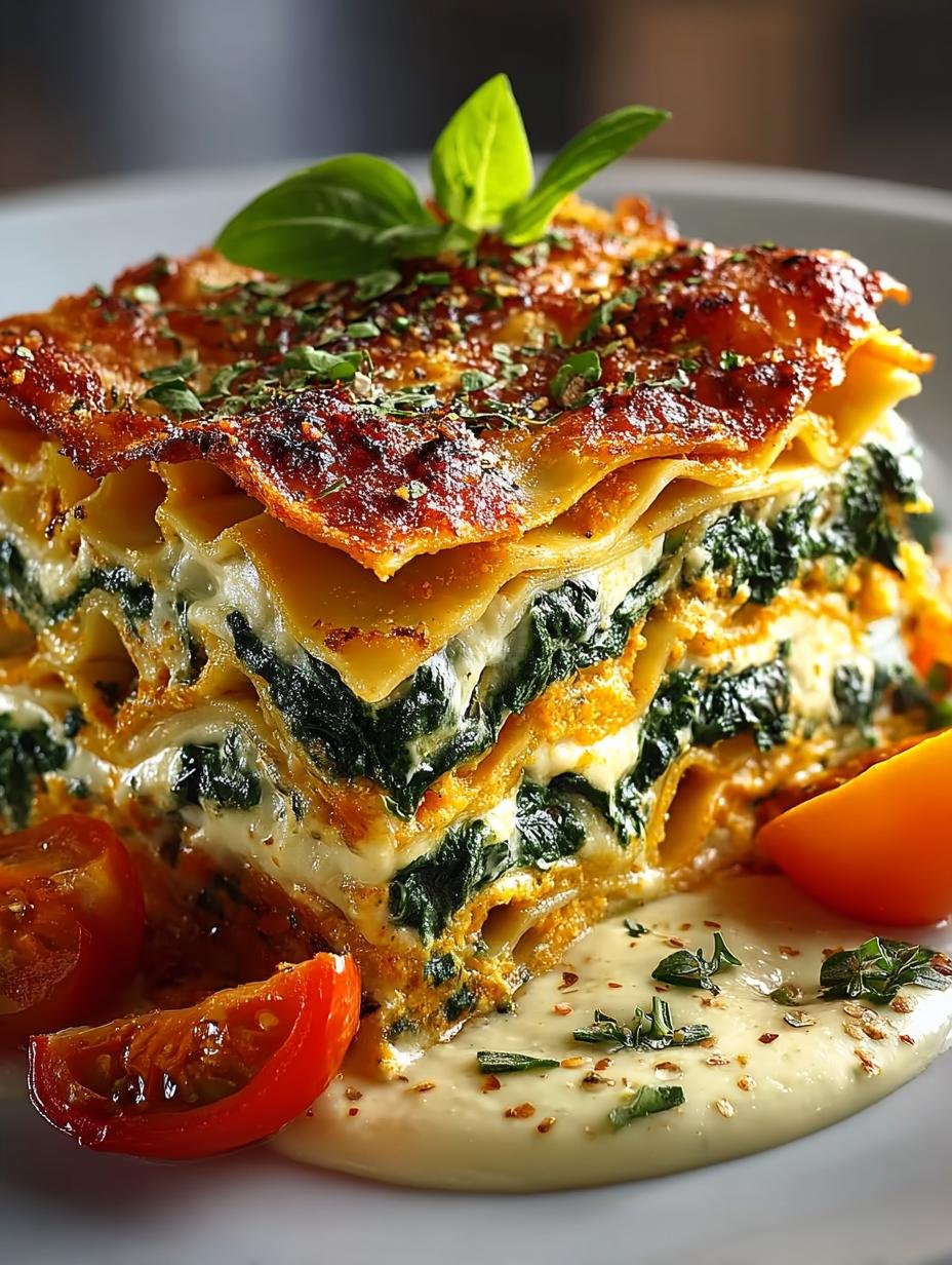 Delicious Pumpkin Spinach Lasagna For Cozy Dinners