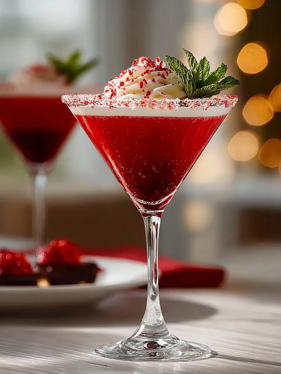 Indulge in a Sweet Red Velvet Martini Non Recipe - Red Velvet Martini Non - main visual representation