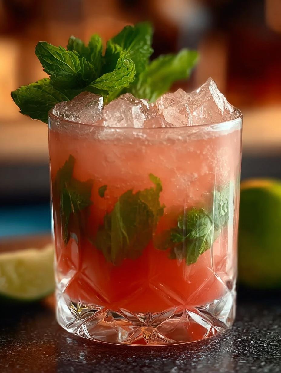 Refreshing Rhubarb Mint Mojito: 5 Reasons to Savor - Rhubarb Mint Mojito - main visual representation