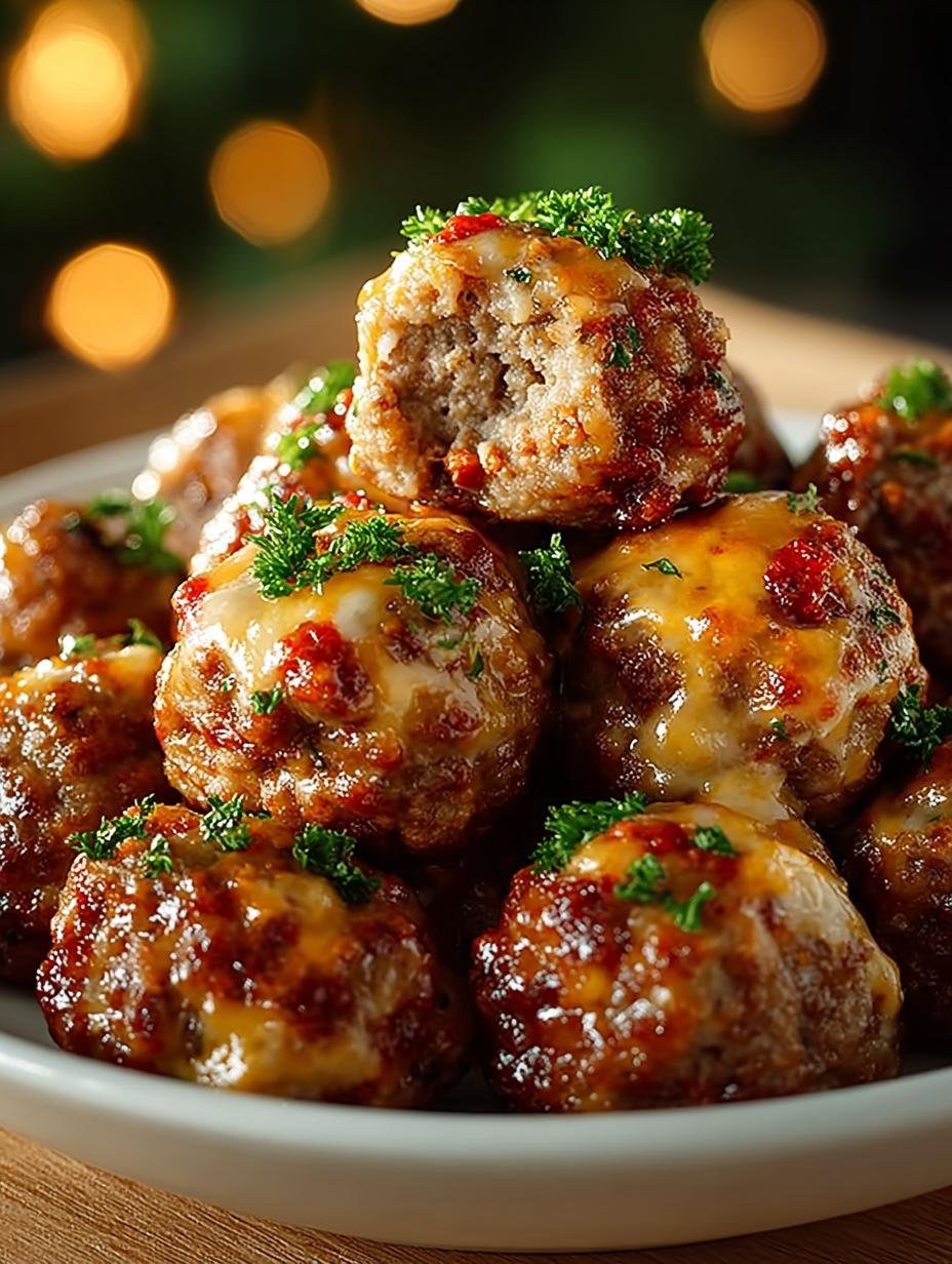Rotel Sausage Balls with Zesty Cheese and Sausage Delight - Rotel Sausage Balls with - main visual representation